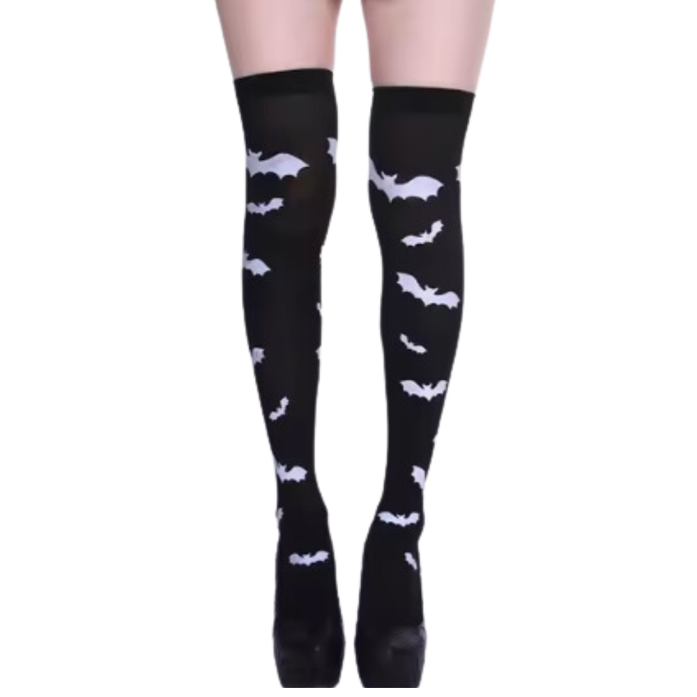 Festive Designs Halloween Compression Socks -Dark Flight - Ozerty