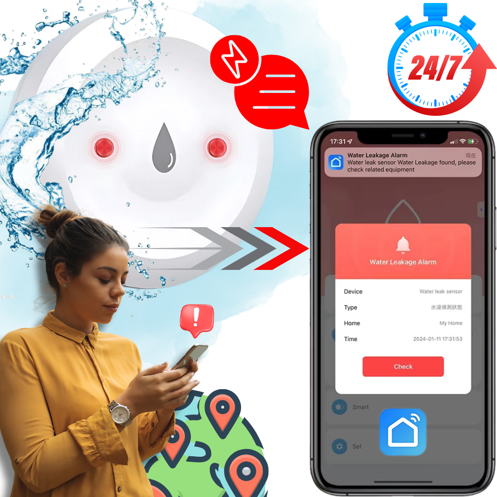 LeakLock Wireless Sensor - Ozerty