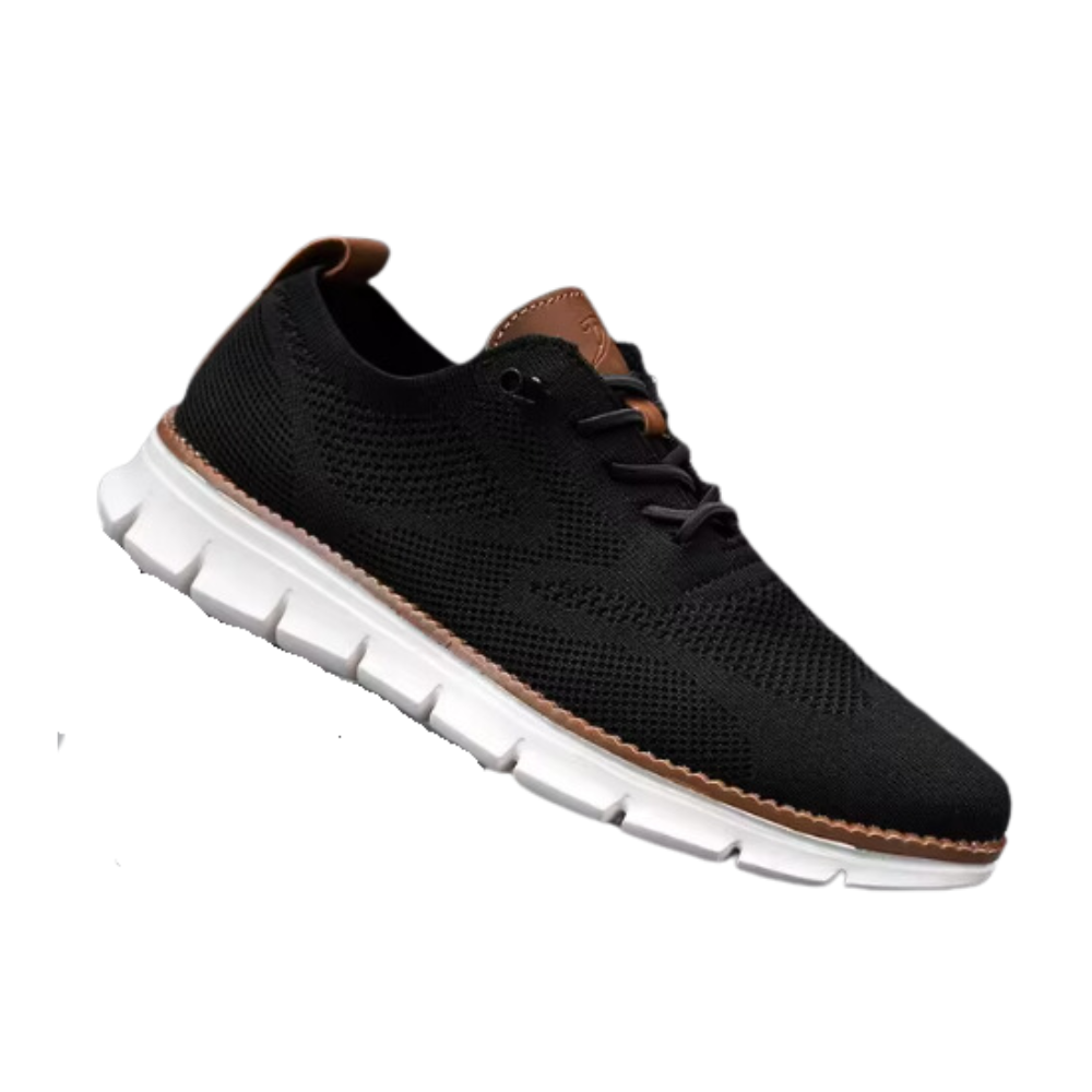 Orthopedic Breathable Arch Support Shoes -Black - Ozerty