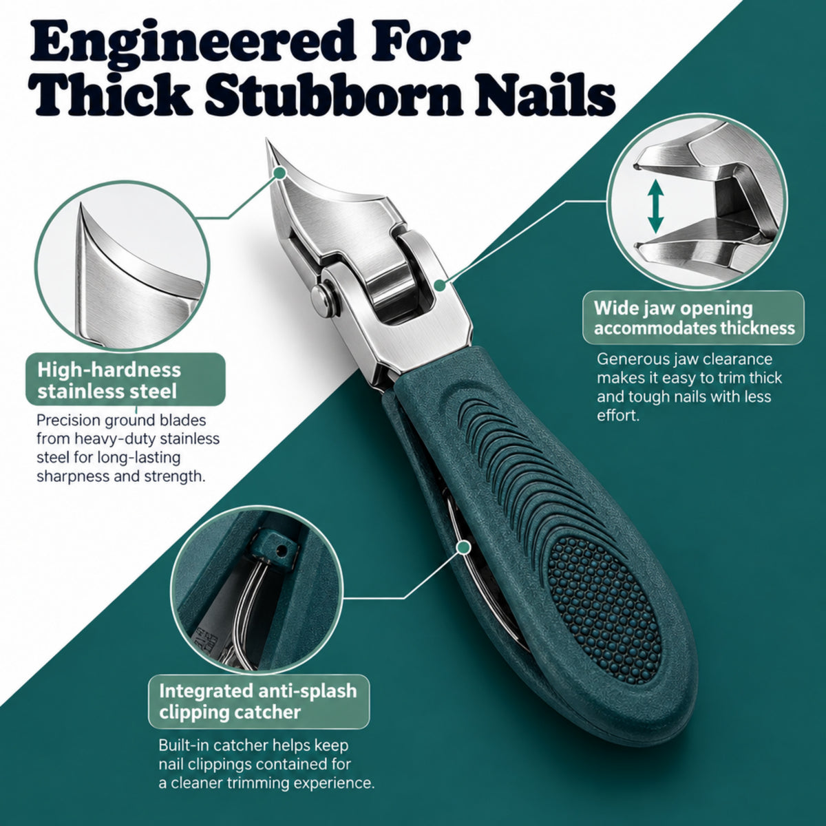 Easy Grip Senior Toenail Clipper Kit - Demo Ozerty