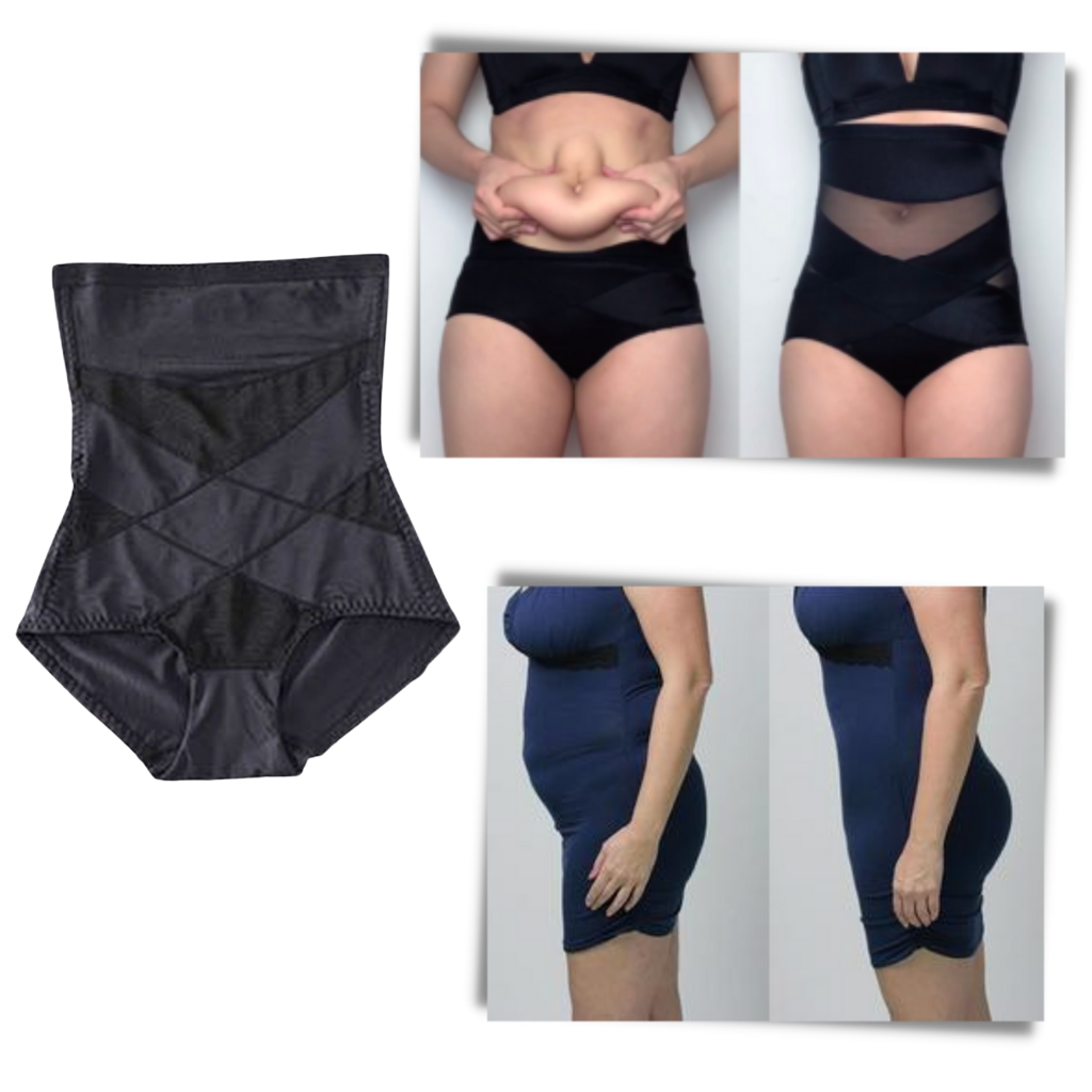 Cross Compression Slimming Abs Shapewear