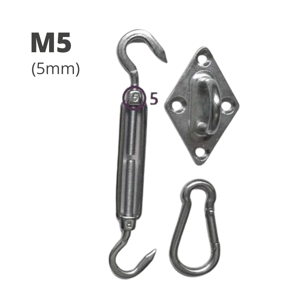 M5 Shade Sail Hardware Kit