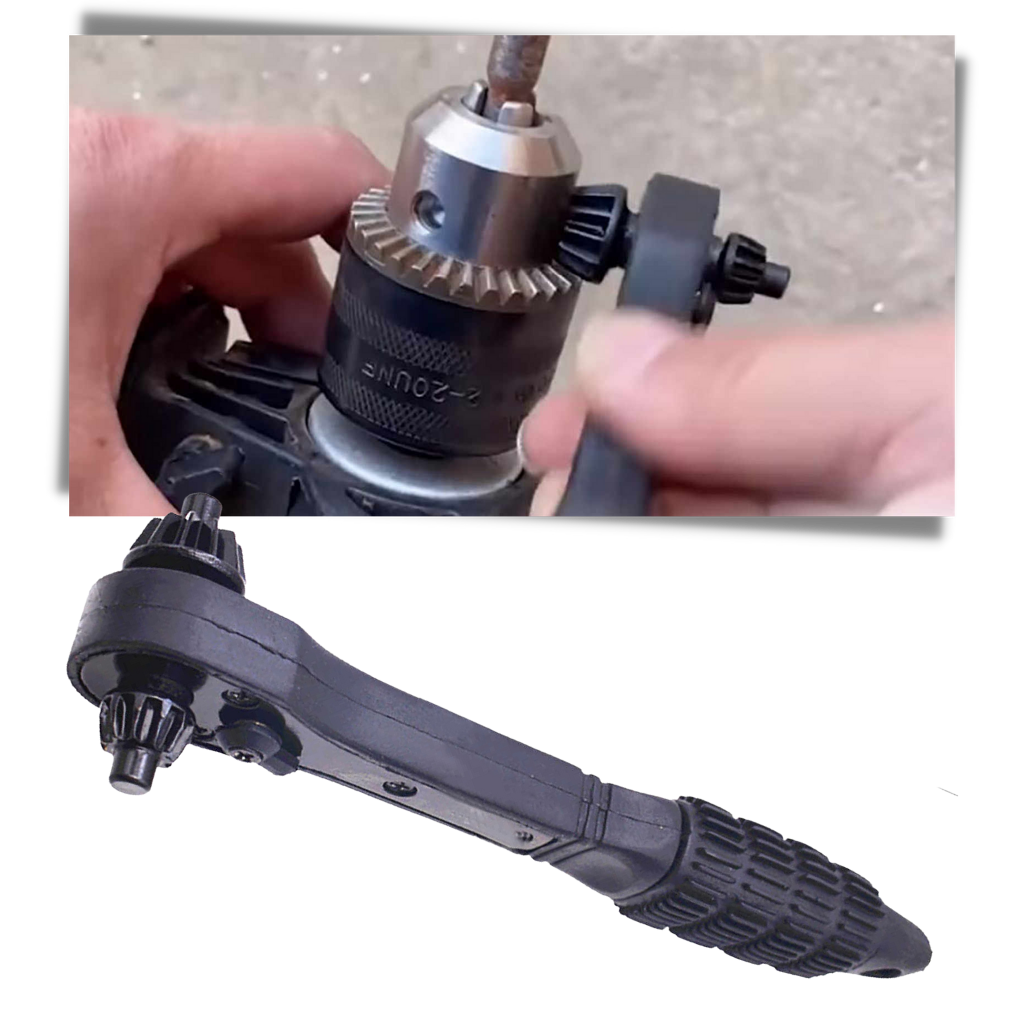 Ratcheting Drill Chuck Key