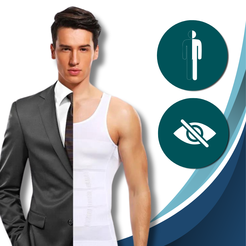 Discreet Men's Slimming Body Shaper  - Ozerty