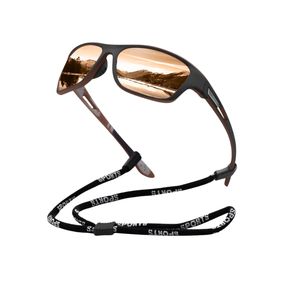 Glare Guard Pro Sunglasses  -Black & Brown - Ozerty