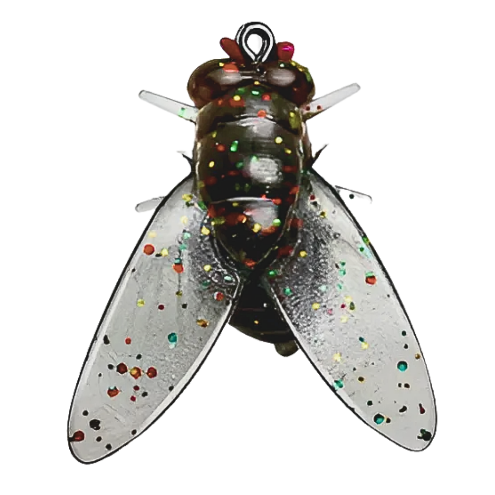 Realistic Fly Fishing Bait -Black - Ozerty