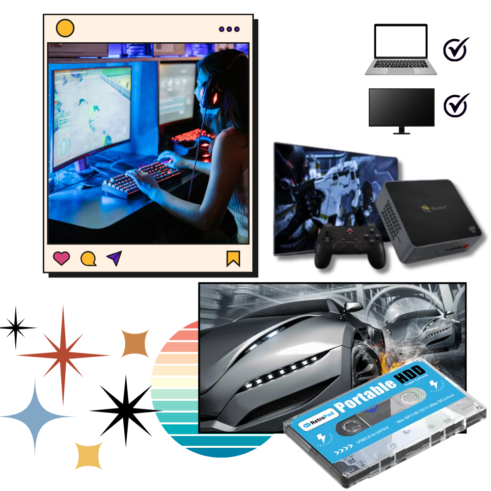 Retro Odyssey Game Console - Ozerty