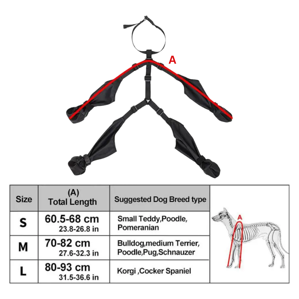 Waterproof Dog  Suspenders Boots - Ozerty